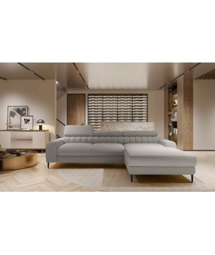 Narożnik NAVAS S z funkcją spania tkanina Promocyjna CURIO 83 WERSAL