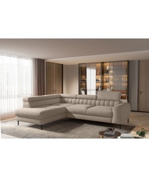 Narożnik NAVAS L z funkcją spania tkanina Promocyjna CURIO 11 WERSAL