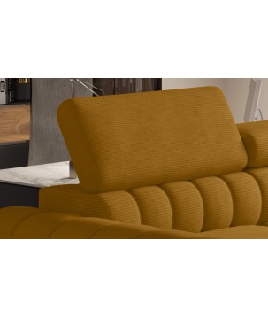 Narożnik NAVAS L z funkcją spania tkanina Promocyjna CURIO 48 WERSAL