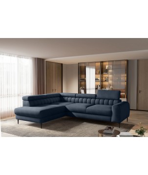 Narożnik NAVAS L z funkcją spania tkanina Promocyjna CURIO 78 WERSAL