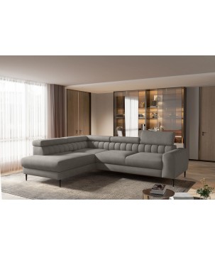 Narożnik NAVAS L z funkcją spania tkanina Promocyjna CURIO 83 WERSAL