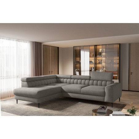 Narożnik NAVAS L z funkcją spania tkanina Promocyjna CURIO 83 WERSAL