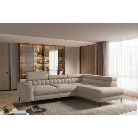 Narożnik NAVAS L z funkcją spania tkanina Promocyjna CURIO 11 WERSAL