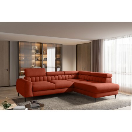 Narożnik NAVAS L z funkcją spania tkanina Promocyjna CURIO 55 WERSAL