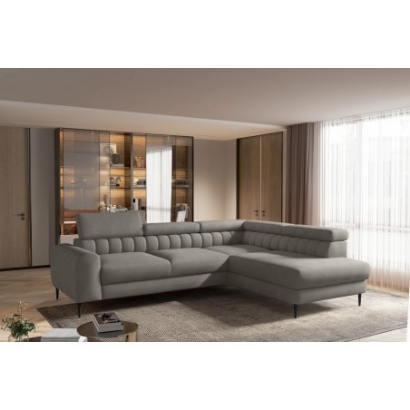 Narożnik NAVAS L z funkcją spania tkanina Promocyjna CURIO 83 WERSAL