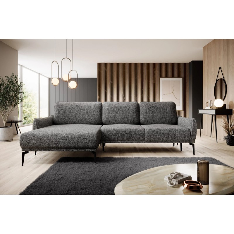 Narożnik STORM S układ L Lewostronny z funkcją regulacji oparcia i wysuwu podnóżka WERSAL