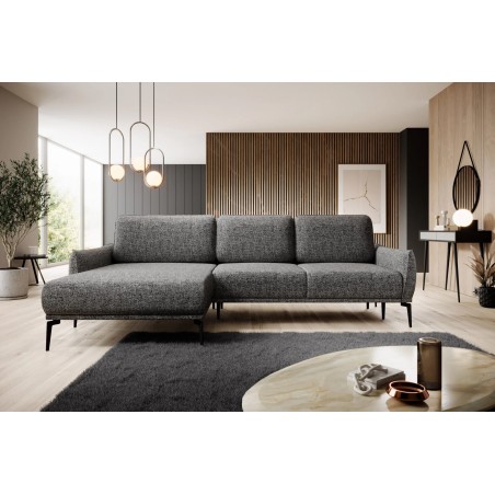 Narożnik STORM S układ L Lewostronny z funkcją regulacji oparcia i wysuwu podnóżka WERSAL