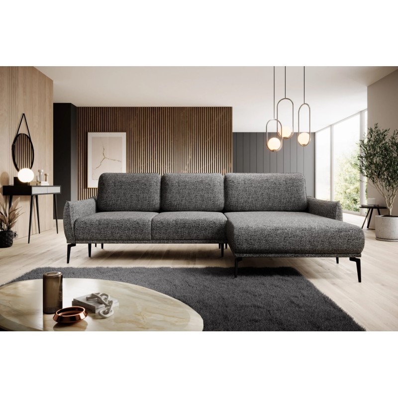 Narożnik STORM S układ L Prawostronny z funkcją regulacji oparcia i wysuwu podnóżka WERSAL