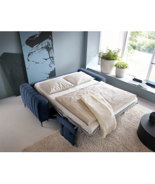 Sofa GANDI 160 RELAX włoski system z funkcją spania ONTARIO 26 WERSAL