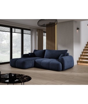 Narożnik COCO z funkcją spania poduszkami i pojemnikiem Cloud 79 DOMOHOME