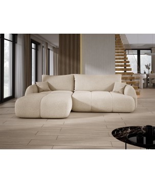 Narożnik COCO z funkcją spania poduszkami i pojemnikiem Now Or Never 06 DOMOHOME