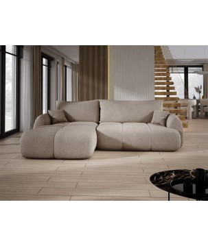 Narożnik COCO z funkcją spania poduszkami i pojemnikiem Now Or Never 16 DOMOHOME