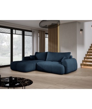 Narożnik COCO z funkcją spania poduszkami i pojemnikiem Now Or Never 79 DOMOHOME