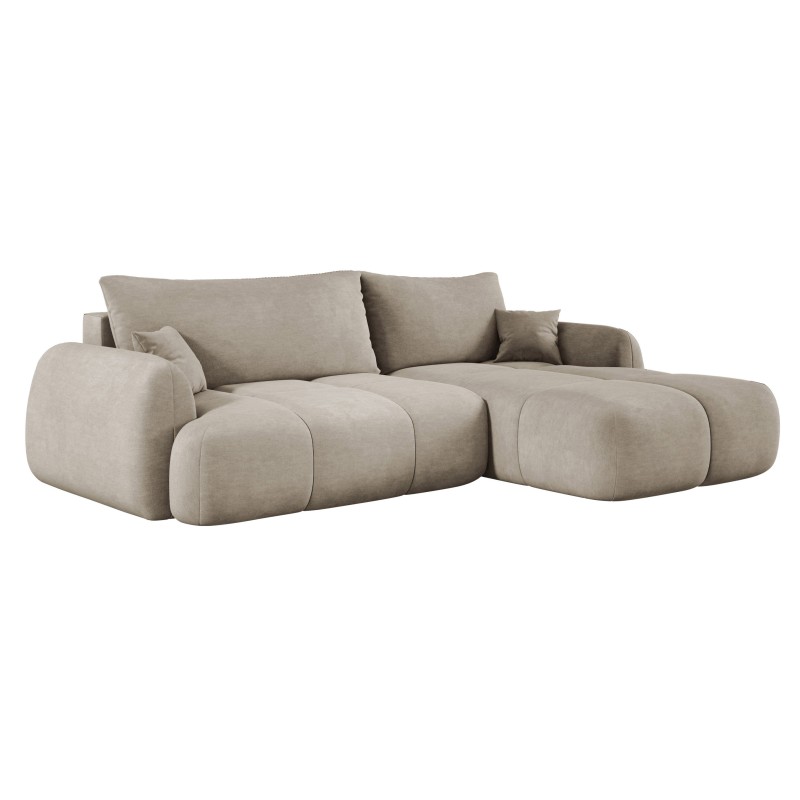 Narożnik COCO z funkcją spania poduszkami i pojemnikiem Cloud 03 DOMOHOME