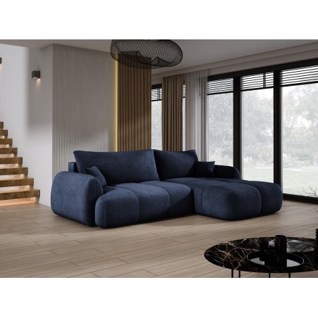 Narożnik COCO z funkcją spania poduszkami i pojemnikiem Cloud 79 DOMOHOME