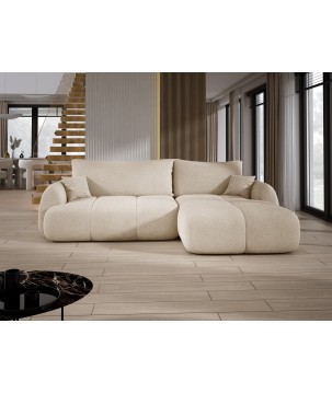 Narożnik COCO z funkcją spania poduszkami i pojemnikiem Now Or Never 06 DOMOHOME