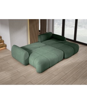 Narożnik COCO z funkcją spania poduszkami i pojemnikiem Now Or Never 37 DOMOHOME