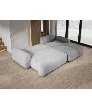 Narożnik COCO z funkcją spania poduszkami i pojemnikiem Now Or Never 83 DOMOHOME