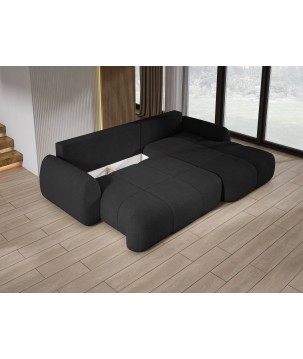 Narożnik COCO z funkcją spania poduszkami i pojemnikiem Now Or Never 100 DOMOHOME