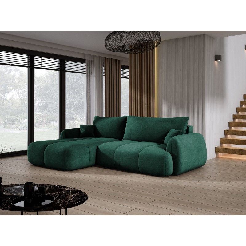 Narożnik COCO z funkcją spania poduszkami i pojemnikiem Cloud 39 DOMOHOME