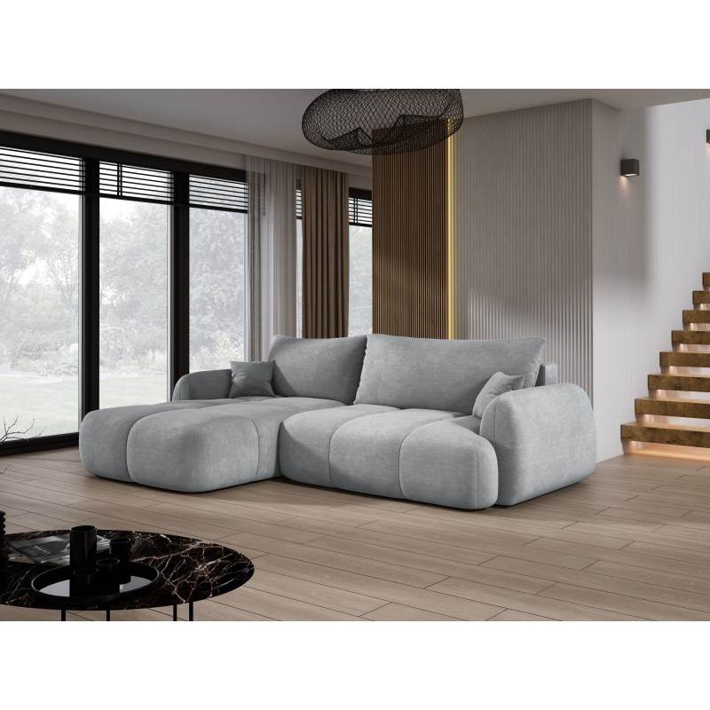 Narożnik COCO z funkcją spania poduszkami i pojemnikiem Cloud 81 DOMOHOME