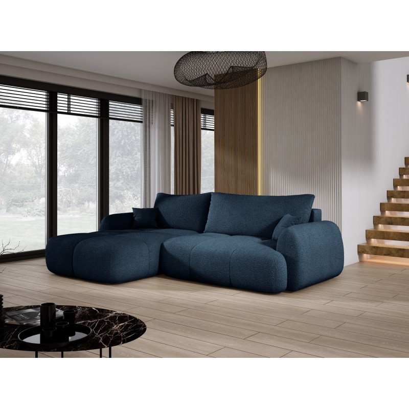 Narożnik COCO z funkcją spania poduszkami i pojemnikiem Now Or Never 79 DOMOHOME