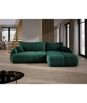 Narożnik COCO z funkcją spania poduszkami i pojemnikiem Cloud 39 DOMOHOME