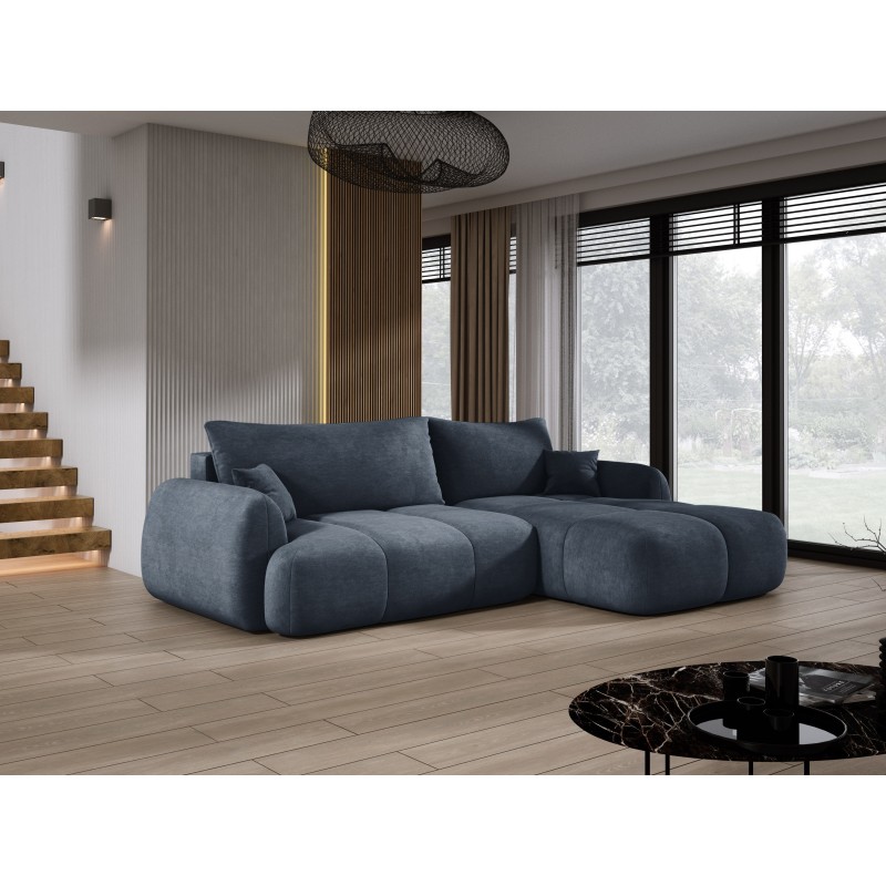 Narożnik COCO z funkcją spania poduszkami i pojemnikiem Cloud 97 DOMOHOME