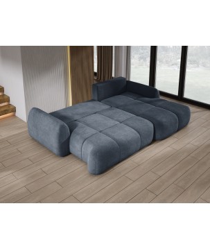 Narożnik COCO z funkcją spania poduszkami i pojemnikiem Cloud 97 DOMOHOME