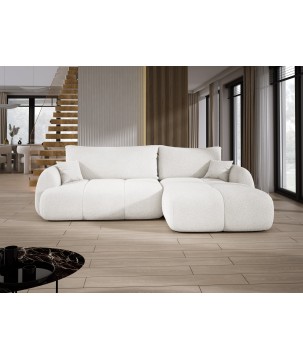 Narożnik COCO z funkcją spania poduszkami i pojemnikiem Now Or Never 01 DOMOHOME