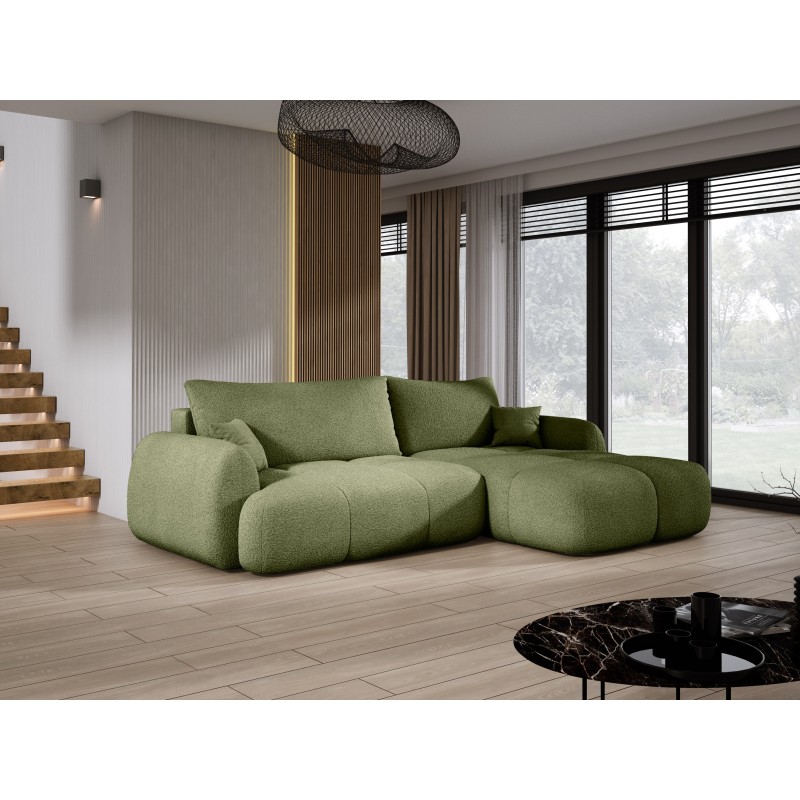 Narożnik COCO z funkcją spania poduszkami i pojemnikiem Now Or Never 38 DOMOHOME