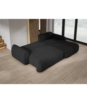 Narożnik COCO z funkcją spania poduszkami i pojemnikiem Now Or Never 100 DOMOHOME