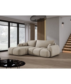 Narożnik COCO WIND z funkcją spania poduszkami i pojemnikiem CLOUD 03 WERSAL