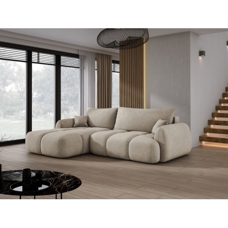 Narożnik COCO WIND z funkcją spania poduszkami i pojemnikiem CLOUD 03 WERSAL