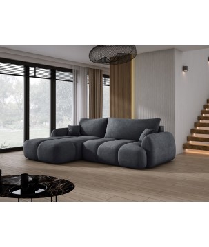 Narożnik COCO WIND z funkcją spania poduszkami i pojemnikiem CLOUD 91 WERSAL