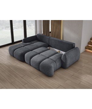 Narożnik COCO WIND z funkcją spania poduszkami i pojemnikiem CLOUD 91 WERSAL