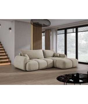 Narożnik COCO WIND z funkcją spania poduszkami i pojemnikiem CLOUD 03 WERSAL