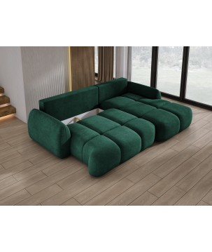 Narożnik COCO WIND z funkcją spania poduszkami i pojemnikiem CLOUD 39 WERSAL