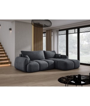 Narożnik COCO WIND z funkcją spania poduszkami i pojemnikiem CLOUD 91 WERSAL