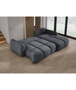 Narożnik COCO WIND z funkcją spania poduszkami i pojemnikiem CLOUD 91 WERSAL