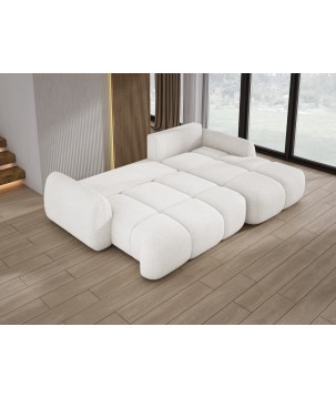 Narożnik COCO WIND z funkcją spania poduszkami i pojemnikiem NOW OR NEVER 01 WERSAL