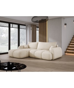 Narożnik COCO WIND z funkcją spania poduszkami i pojemnikiem NOW OR NEVER 02 WERSAL