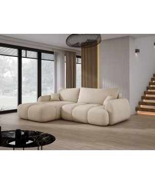 Narożnik COCO WIND z funkcją spania poduszkami i pojemnikiem NOW OR NEVER 06 WERSAL