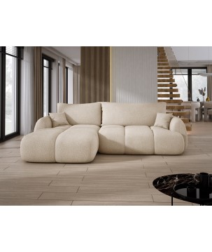 Narożnik COCO WIND z funkcją spania poduszkami i pojemnikiem NOW OR NEVER 06 WERSAL