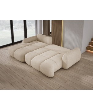 Narożnik COCO WIND z funkcją spania poduszkami i pojemnikiem NOW OR NEVER 06 WERSAL