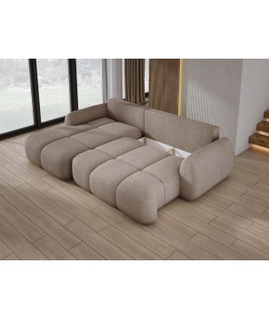 Narożnik COCO WIND z funkcją spania poduszkami i pojemnikiem NOW OR NEVER 16 WERSAL