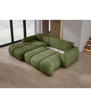 Narożnik COCO WIND z funkcją spania poduszkami i pojemnikiem NOW OR NEVER 38 WERSAL