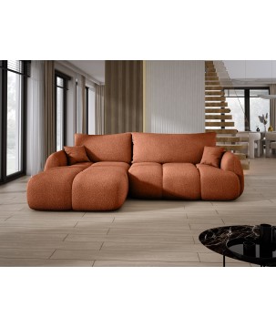 Narożnik COCO WIND z funkcją spania poduszkami i pojemnikiem NOW OR NEVER 56 WERSAL