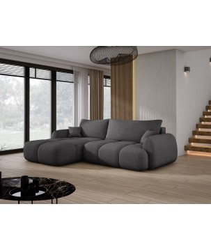 Narożnik COCO WIND z funkcją spania poduszkami i pojemnikiem NOW OR NEVER 92 WERSAL