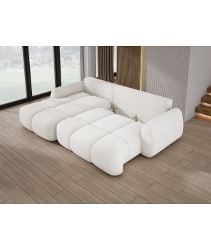 Narożnik COCO WIND z funkcją spania poduszkami i pojemnikiem NOW OR NEVER 01 WERSAL